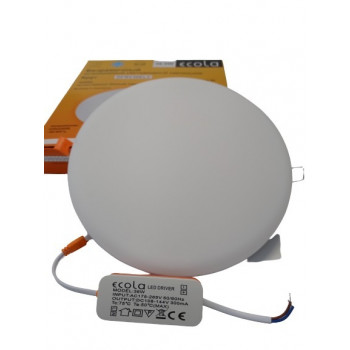 Светильник круг безрам. встраив. 36W 220V 4200K 225x30 Ecola downlight DFRV36ELC