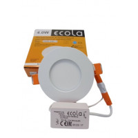 Светильник круг встраив. 4W 220V 4200K 85x20 Ecola downlight DRRV40ELC