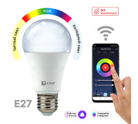 Лампа умная LED HomeConnect 8W WiFi RGBW E27 slwf-e27-rgbw EKF