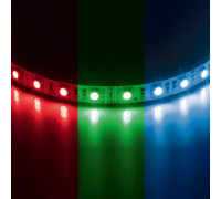 Ecola LED strip PRO 4.8W/m 12v IP20 10mm 60led/m RGB разноцветная светодиодная лента на катушке 5 м. P2LM05ESB